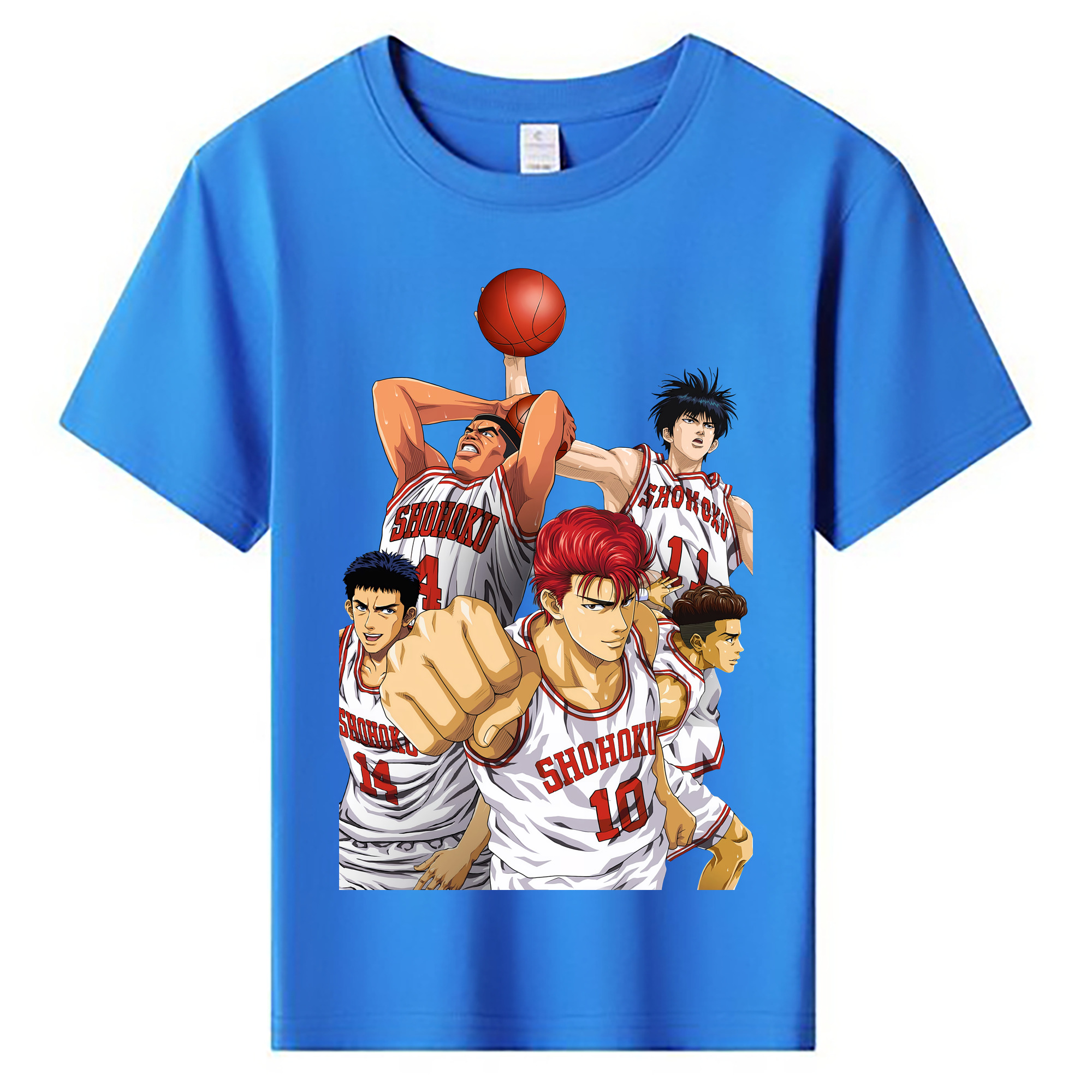 （画像用） SLAM DUNK／スラムダンク 綿100％キッズTシャツ（フロントプリント）